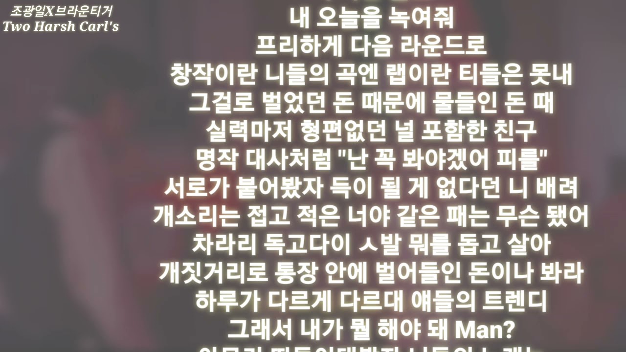 [not cover]조광일X브라운티거 – Two Harsh Carl's