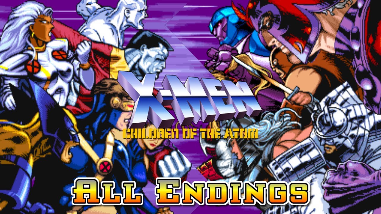 X-Men - Children of the Atom - All Endings - Arcade