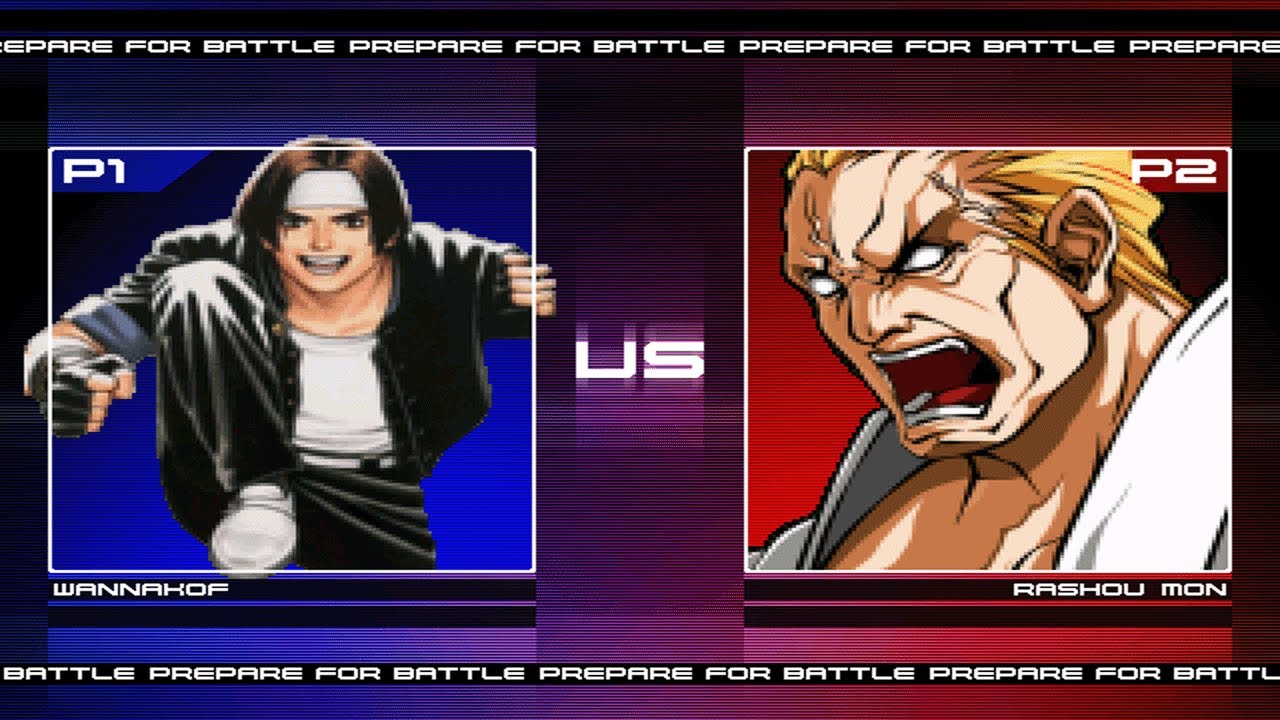 Mugen WannaKOF VS Rashou Mon (Geese Howard)