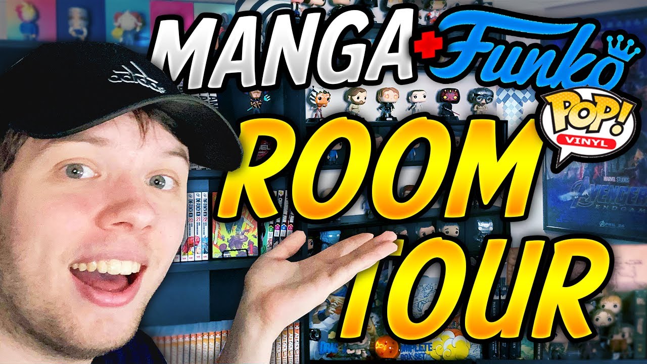 My CRAZY Manga/Nerd Room Tour | Manga, Anime, Funko POPs & More!