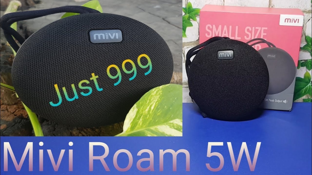 Mivi Roam 5w Bluetooth speaker unboxing review and sound test/ mivi roam bass test
