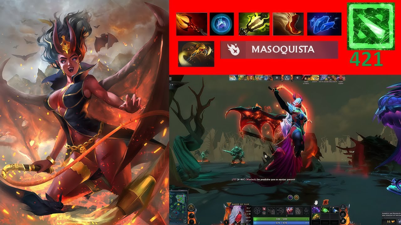 Queen of Pain Soft support / DOTA 2 / Gameplay 423 / Siempre habra un momento para redimirse ⭐⭐⭐