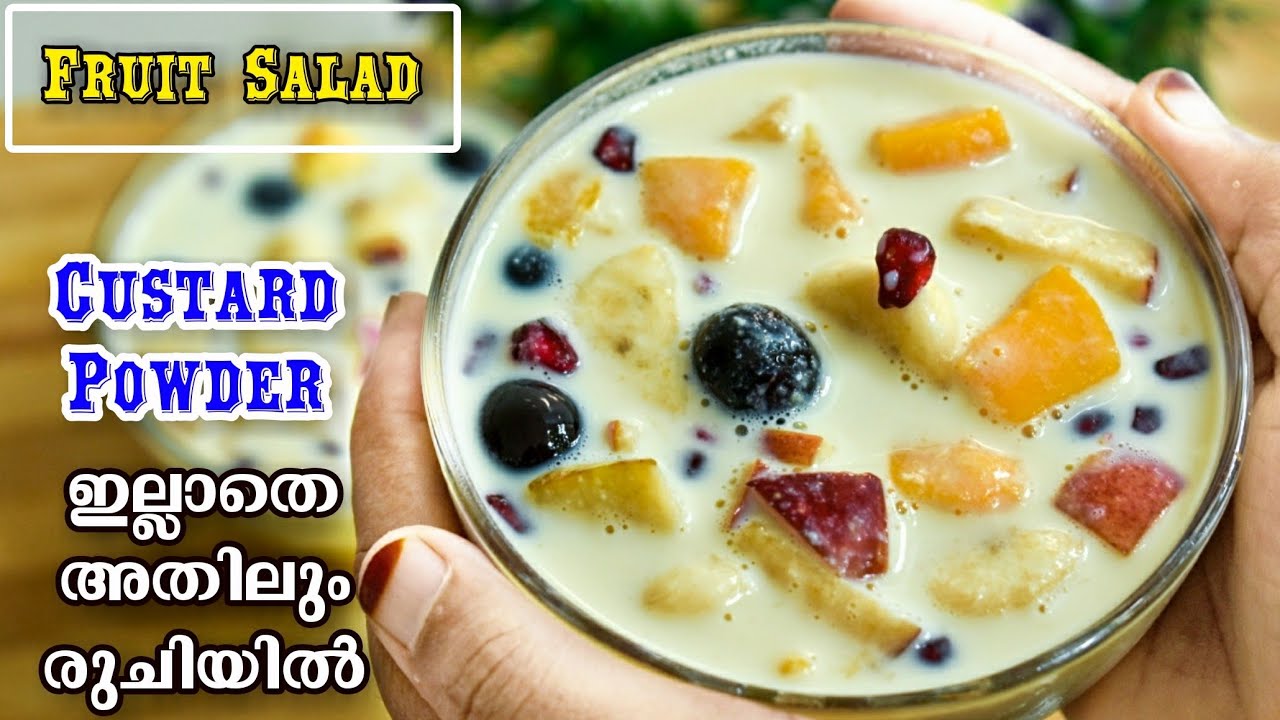 Just wheat flour, milk and a little fruit are enough, delicious taste 🤤 ||FruitSalad without Custard