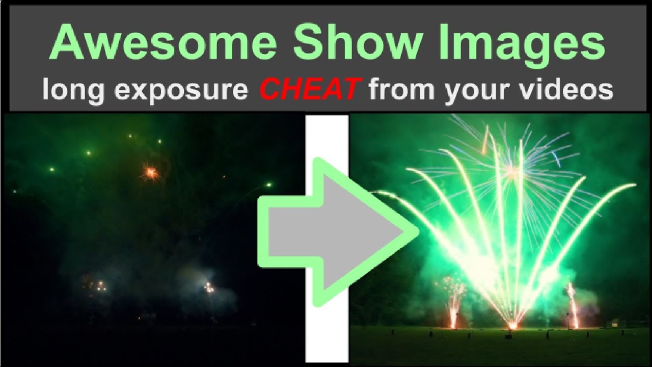 Long Exposure Cheat for your Firework Shows
