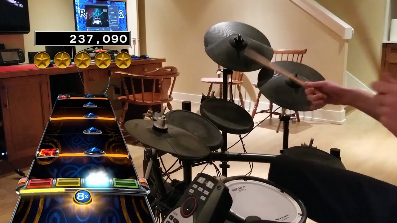 Overkill by Men at Work | Rock Band 4 Pro Drums 100% FC