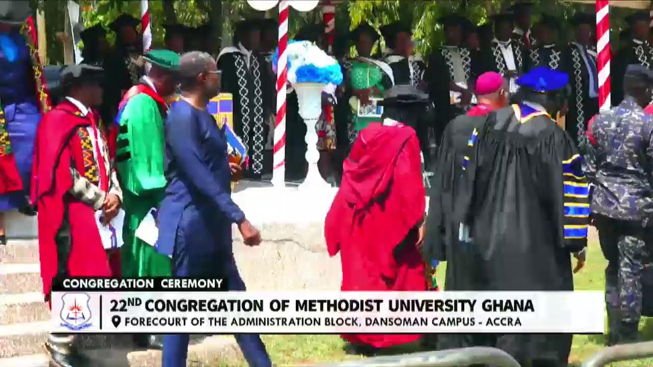 22ND CONGREGATION OF METHODIST UNIVERSITY GHANA.