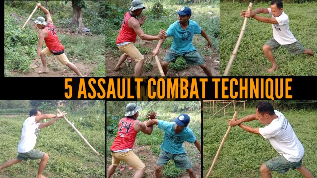 5 ASSAULT COMBAT TECHNIQUE (KALI WILD and DULO DULO) And (BASIC TAPADO)