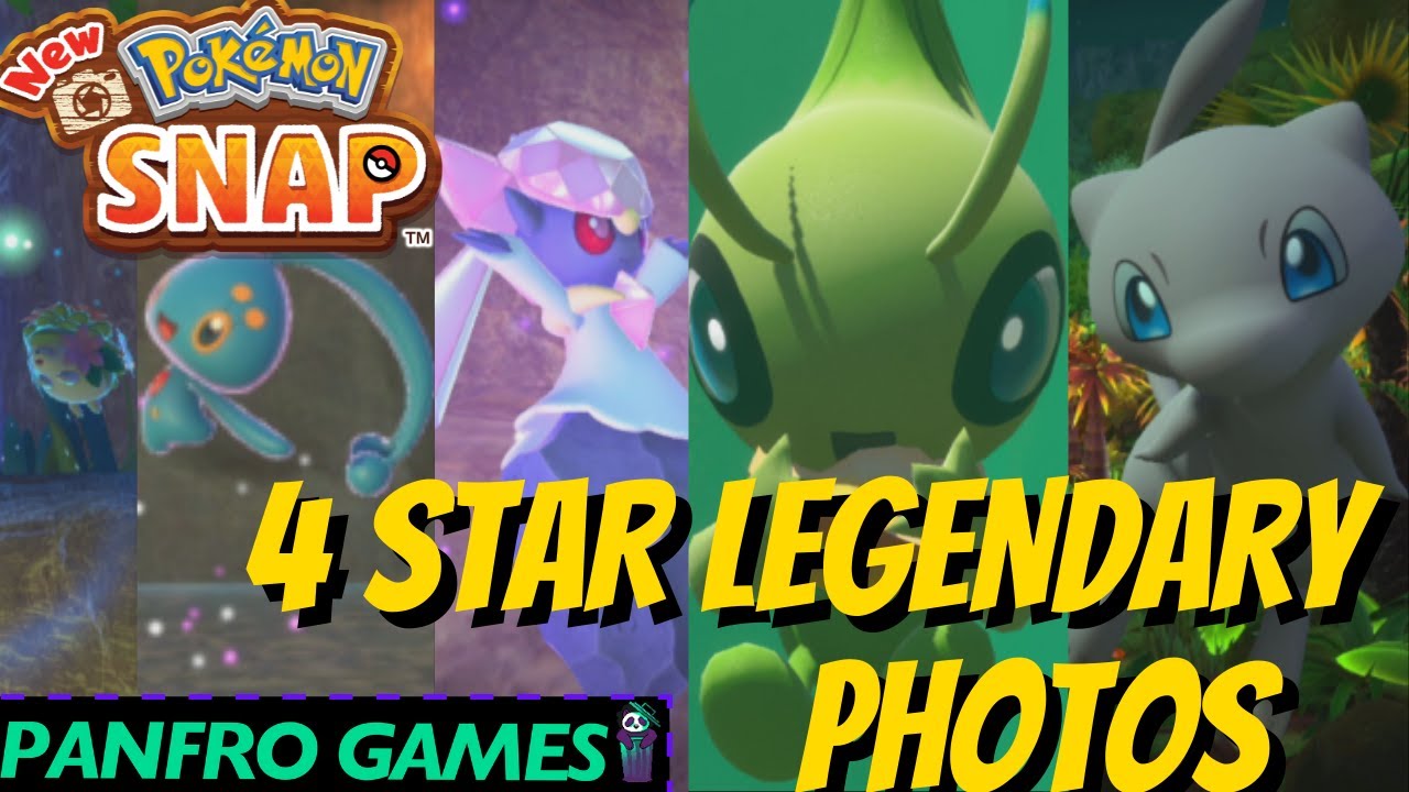 Legendary Mythical 4 Star Photo Guide New Pokemon Snap Part 1