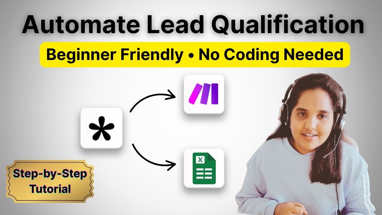 Lead Qualification Automation (No-Code) with Tally, Google Sheets & Make.com | Step by Step