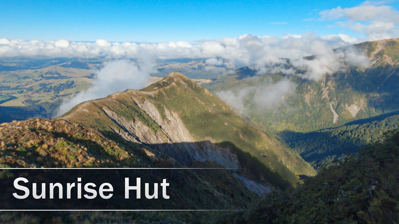 Sunrise Hut, Top Maropea Hut via Armstrong Saddle, New Zealand | 4K