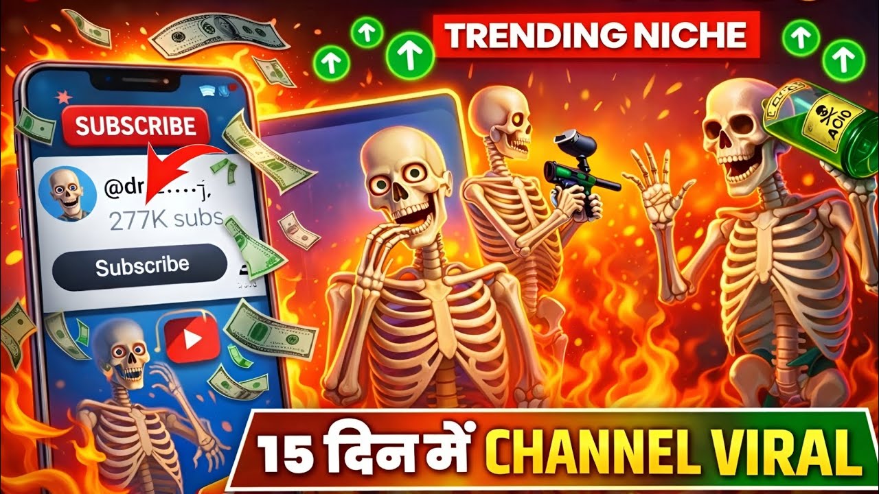 Make VIRAL Skeleton video With AI | ai se video kaise banaye | make viral skeleton shorts with ai
