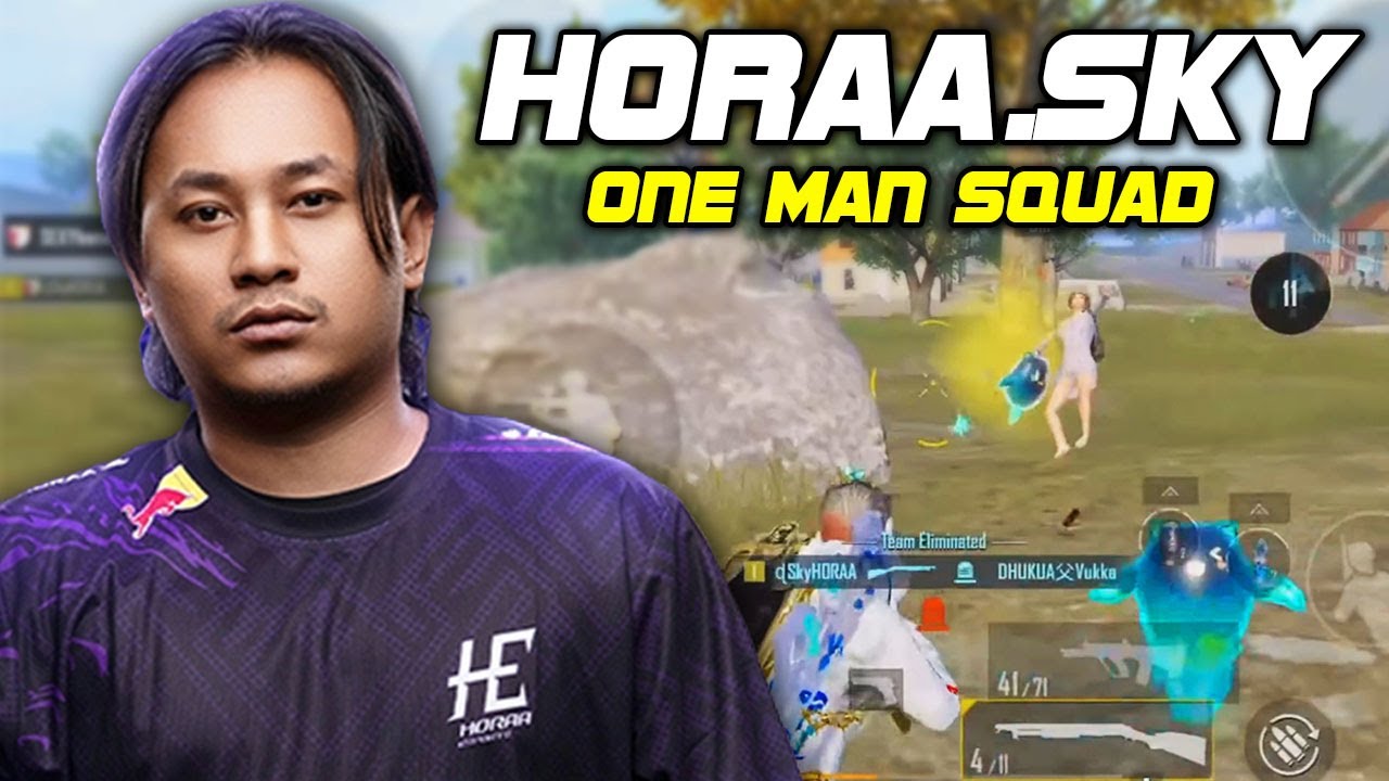 PUBG Mobile Nepal : HORAA.Sky one man squad Highlight