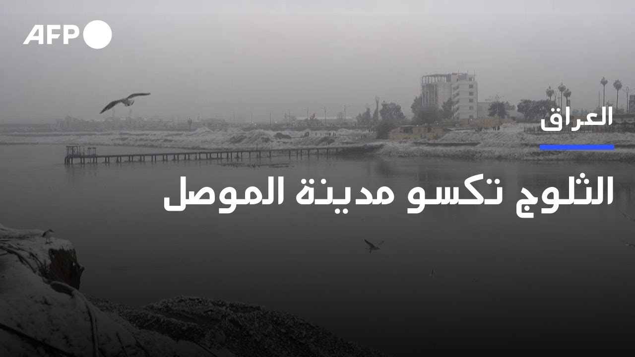 الثلوج تكسو مدينة الموصل | AFP