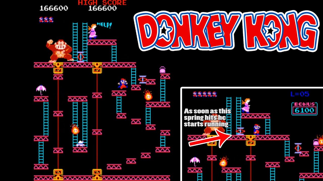 Donkey Kong Arcade ELEVATOR levels - hints and tips & Billy Mitchell Gameplay