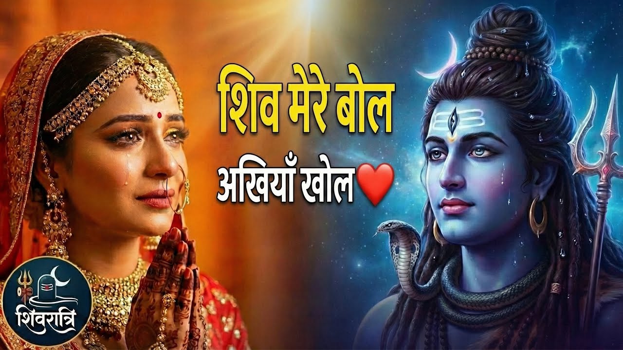 शिव मेरे बोल अखियाँ खोल ❤️ | भोले चले पार्वती को लेन | Shiv Gauri Jhanki Song | New Shivratri Hit