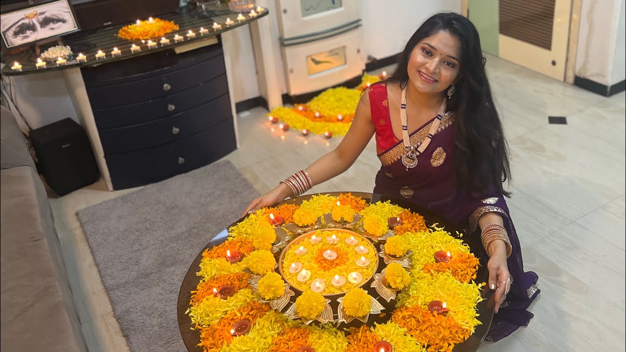 Simple & Quick Diwali Decoration at Home | Happy Choti Diwali | Vlog 43