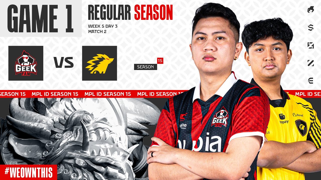 GEEK FAM ID vs ONIC | Regular Season Week 5 Day 3 | Game 1 | #MPLIDS15