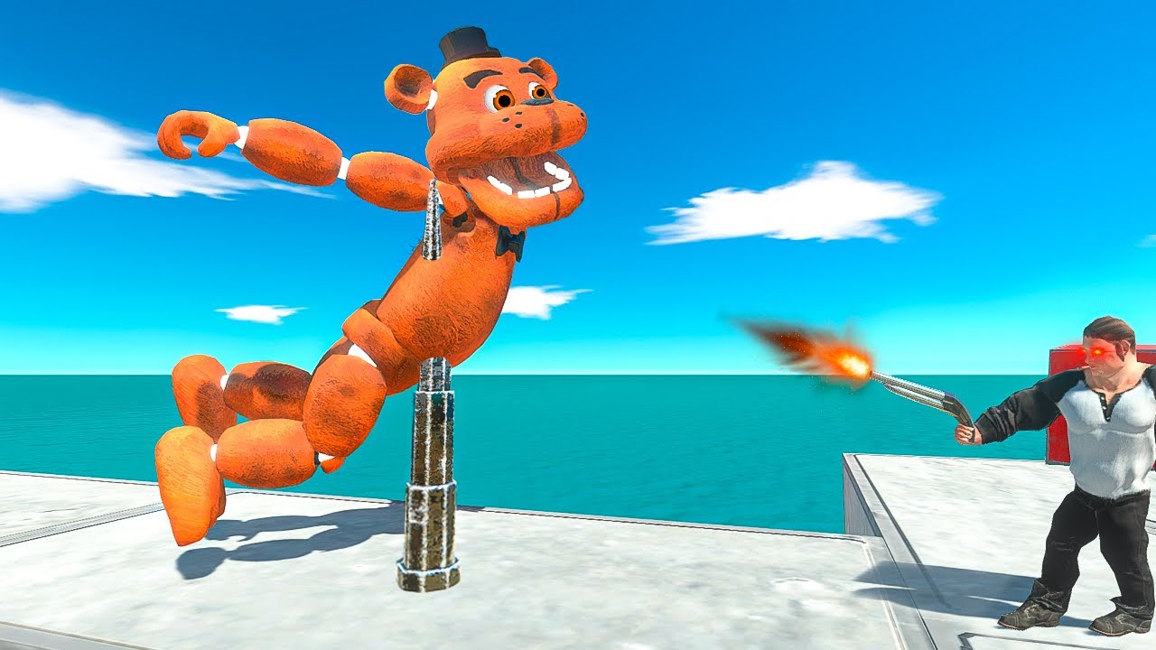 RUN, JUMP and ESCAPE from DEADLY SPIKES - Animal Revolt Battle Simulator