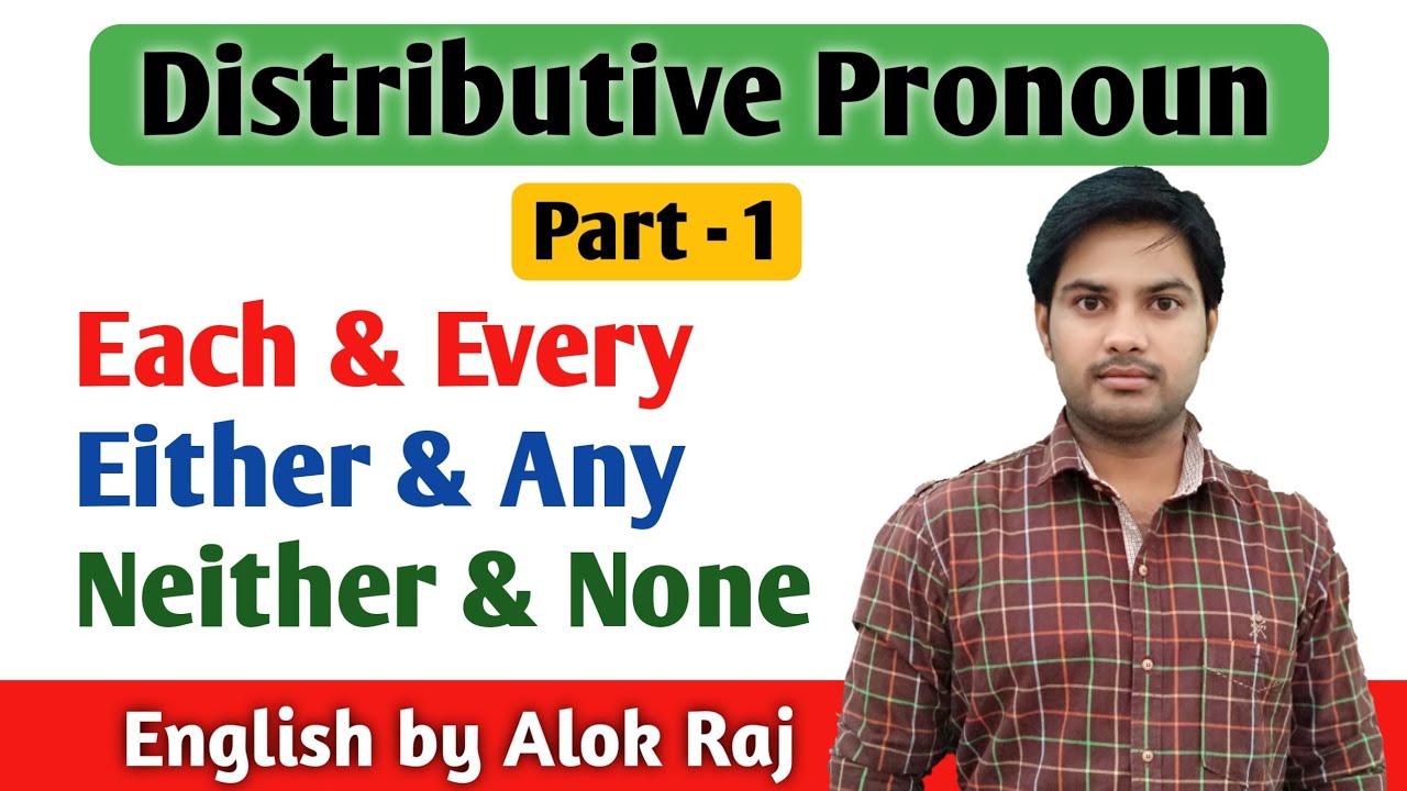 Distributive Pronoun with examples | Pronoun & its types in hindi | Pronoun for ssc exams |