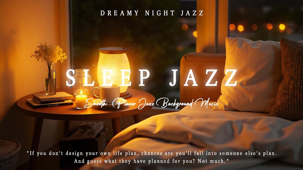 Candlelight Night Jazz | Smooth Piano for Calm, Restful Sleep and Deep Relaxation