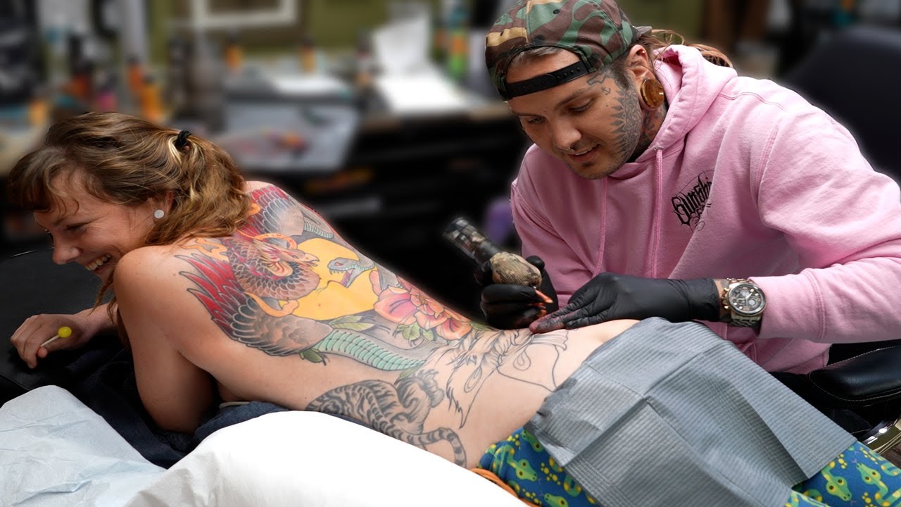 Massive Phoenix Backpiece SHE SITS GREAT for 8 HOURS