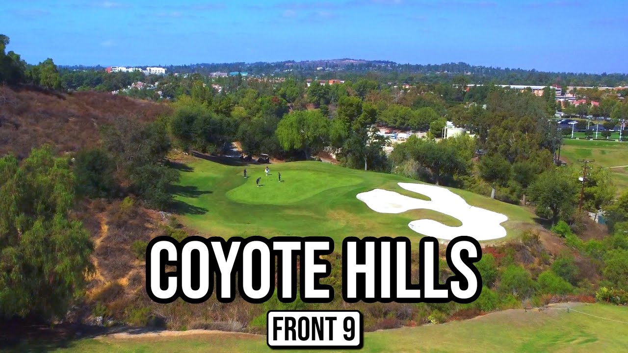 CLAUSTROPHOBIC Canyon Golf | Coyote Hills FRONT 9 with Flyovers