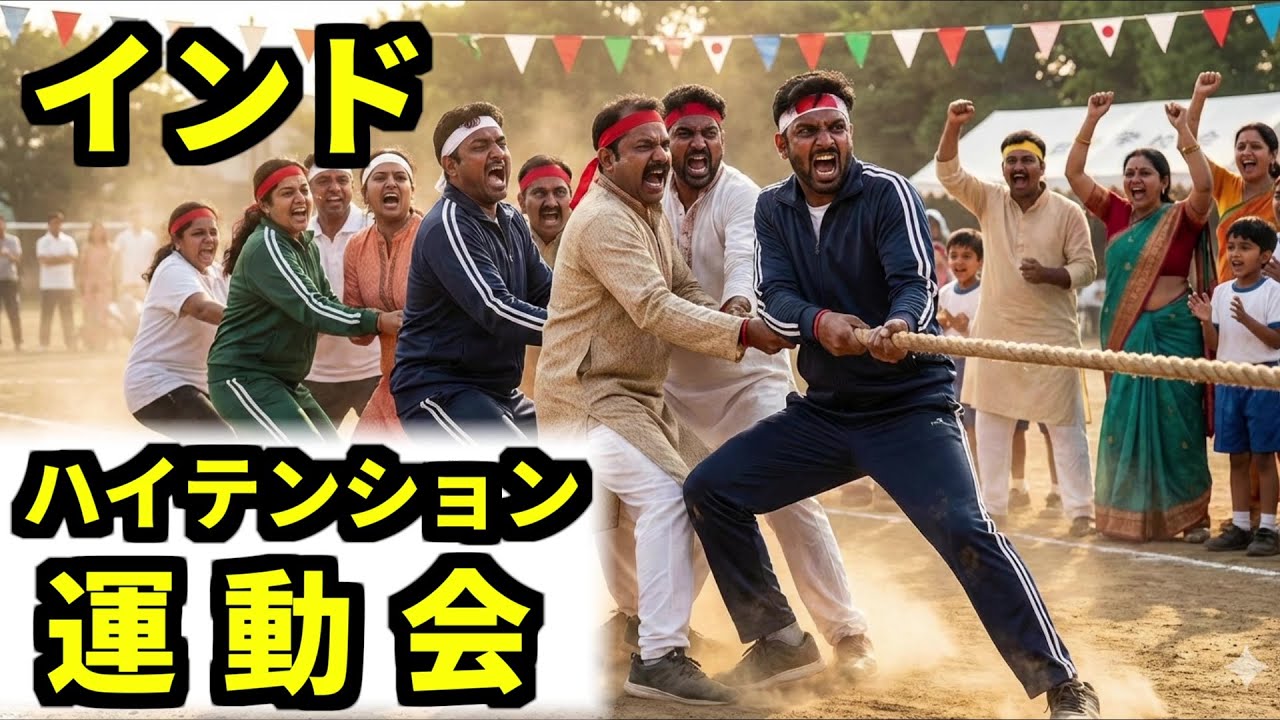 【シンクロムービー】運動会 × インド映画