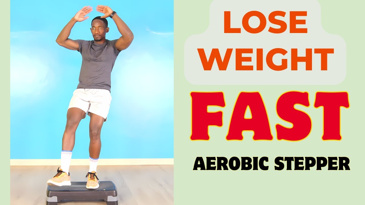 AEROBIC STEPPER EXERCISES FOR FAST WEIGHT LOSS - Beginner and Senior Friendly