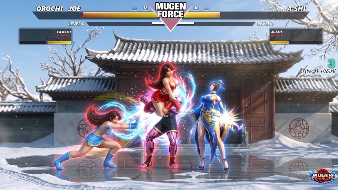 🔥 YAOSHI & OROCHI JOE vs ASHI TEAM 2V2 – MOST EPIC MUGEN FIGHT EVER MADE