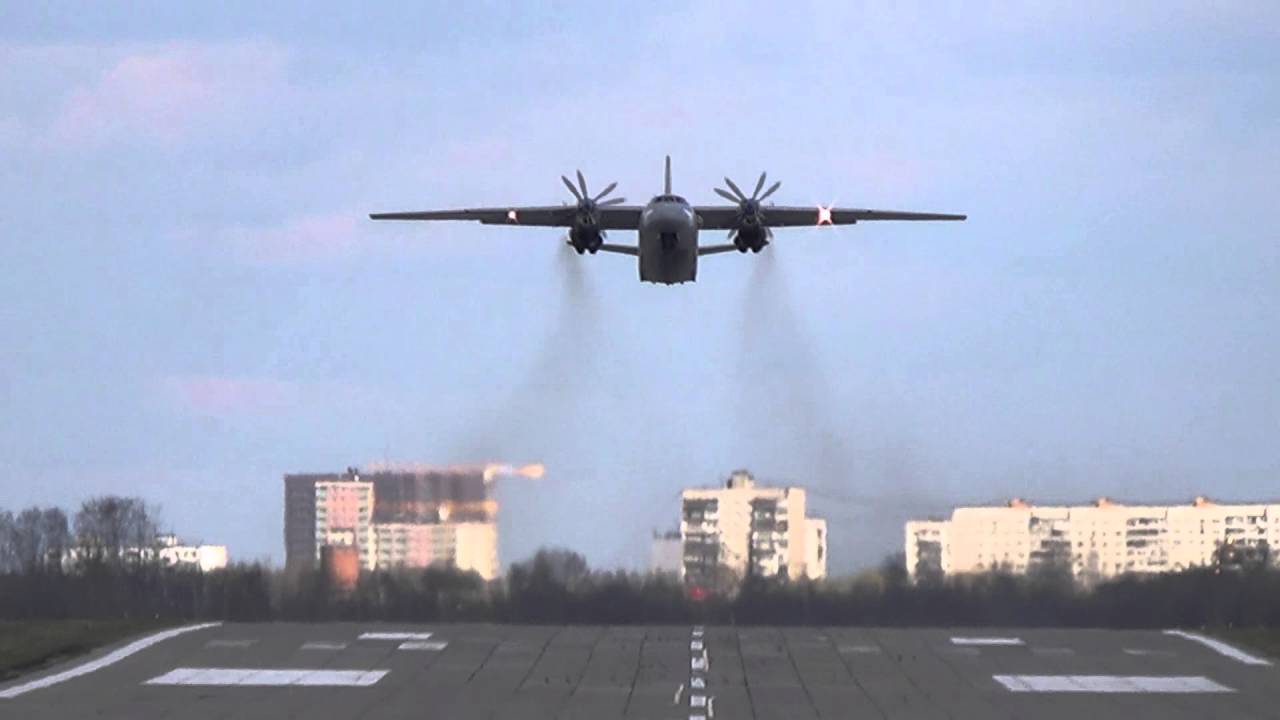 Взлет Ан-26. Остафьево (UUMO / OSF)