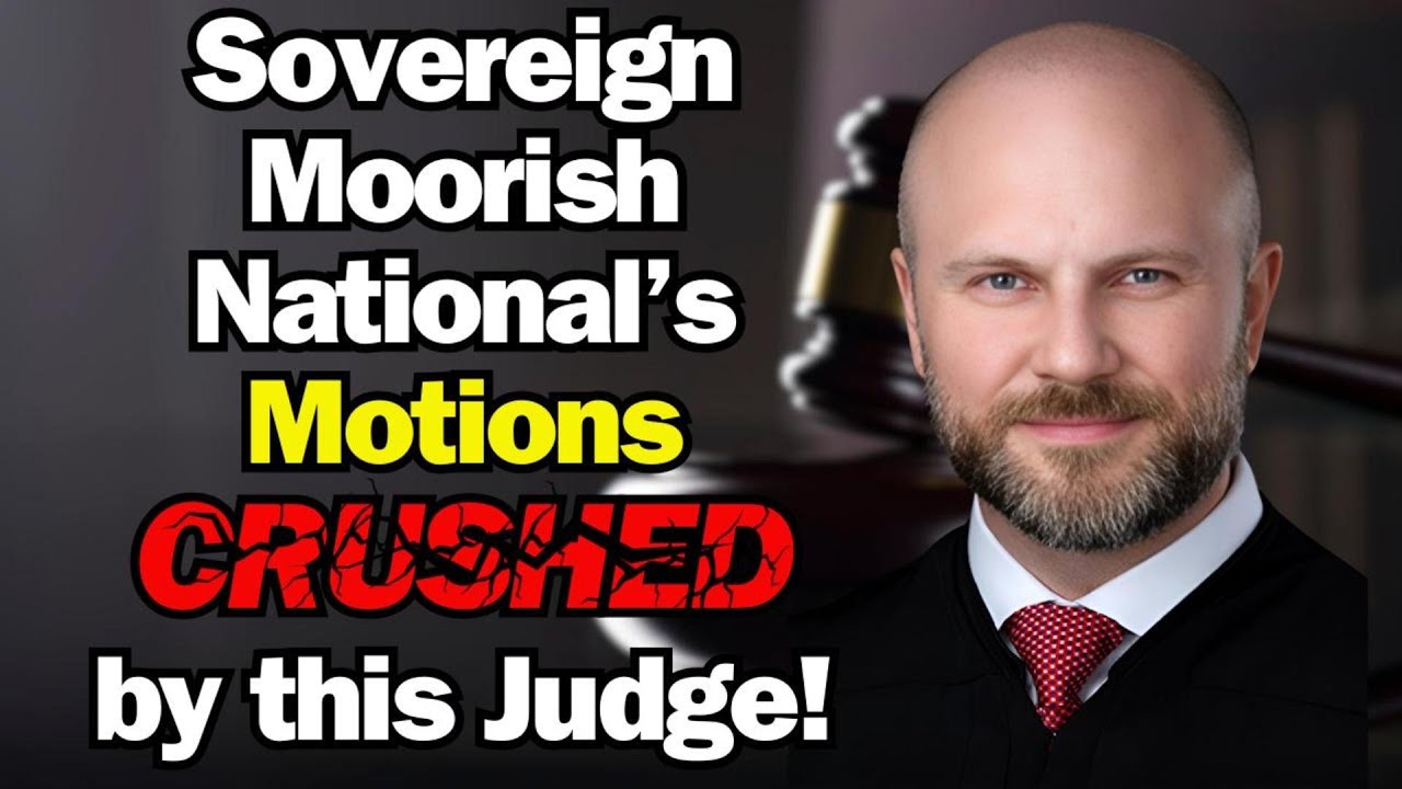 Moorish Sovereign Citizen Motions DESTROYED by Judge!