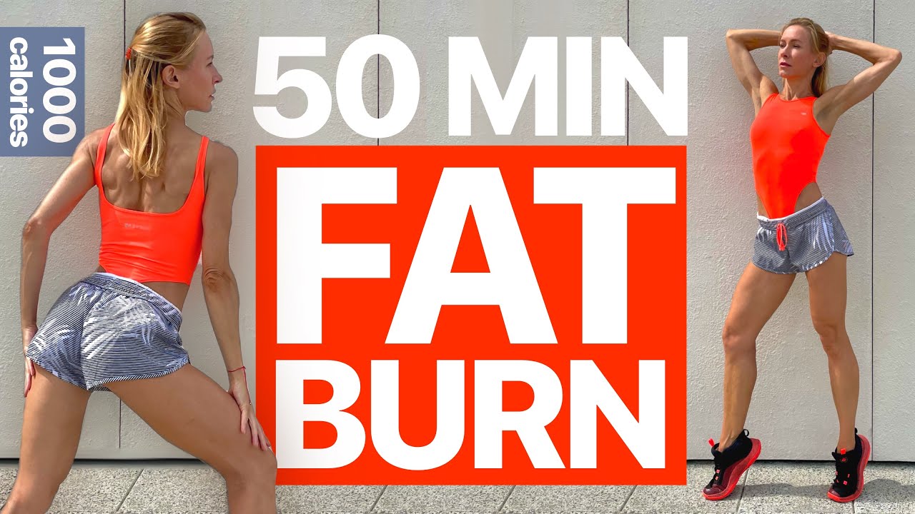 50 MIN INTENSE FAST FAT LOSS | Full Body CARDIO HIIT Workout | [At Home]