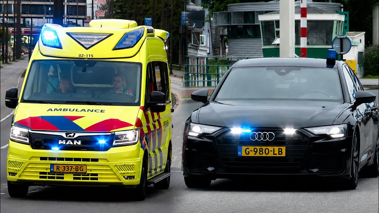 [Dagcompilatie! Rijopleiding] Politie en Ambulances met spoed in Groningen!