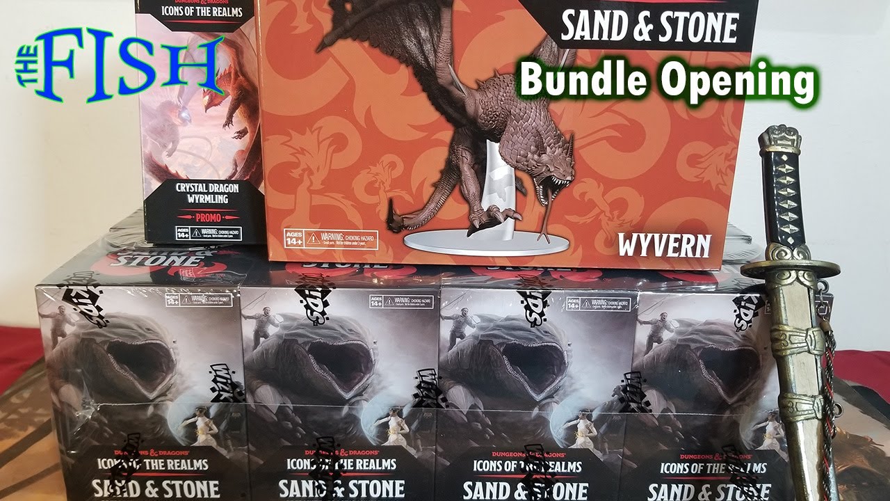 D&D Icons of the Realms - Sand & Stone Bundle Unboxing