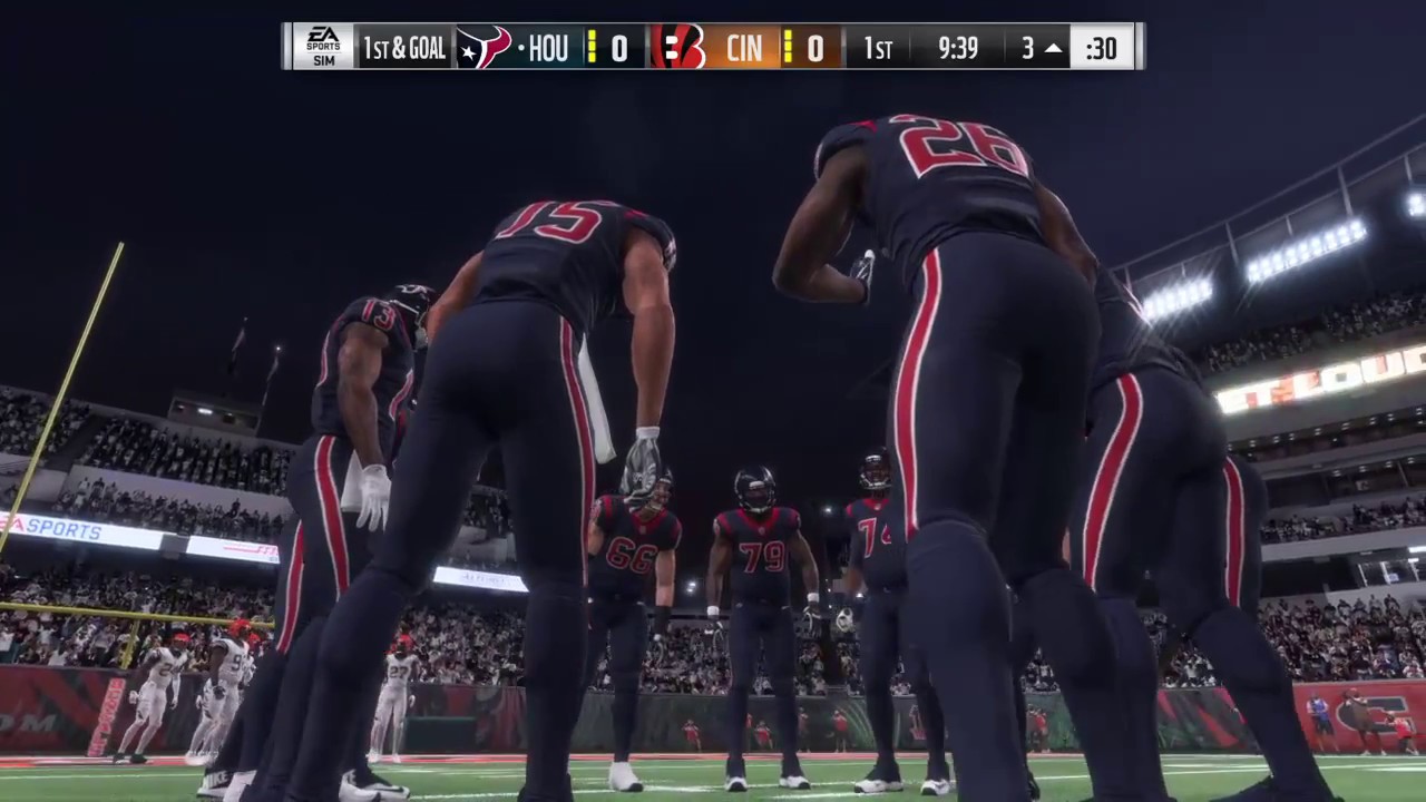 Madden 18 - Houston Texans vs Cincinnati Bengals - Full Game Simulation