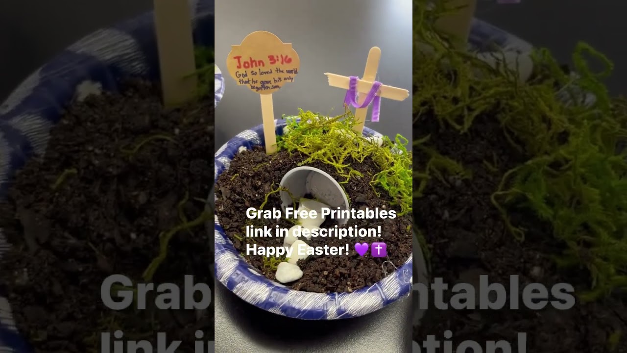 Make a Resurrection Garden this weekend!!  Free supply list  