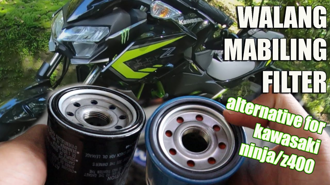Oil Change Problem | usapang langis | z400/ninja400 alternative oil filter