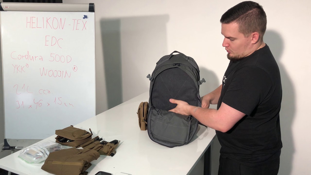 Objem ruksaka EDC 21L od Helikon-Texu (SK)