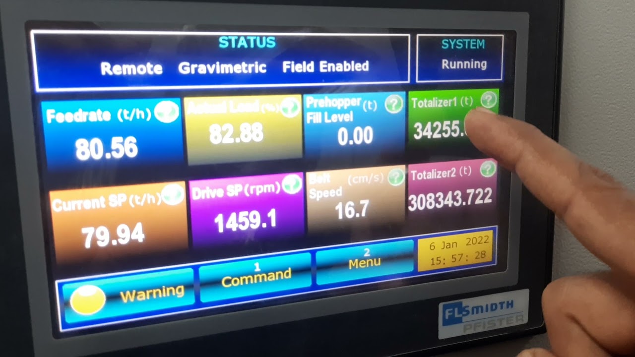 FLSmidth Weigh Feeder and Solid follow feeder calibration process in Bangla