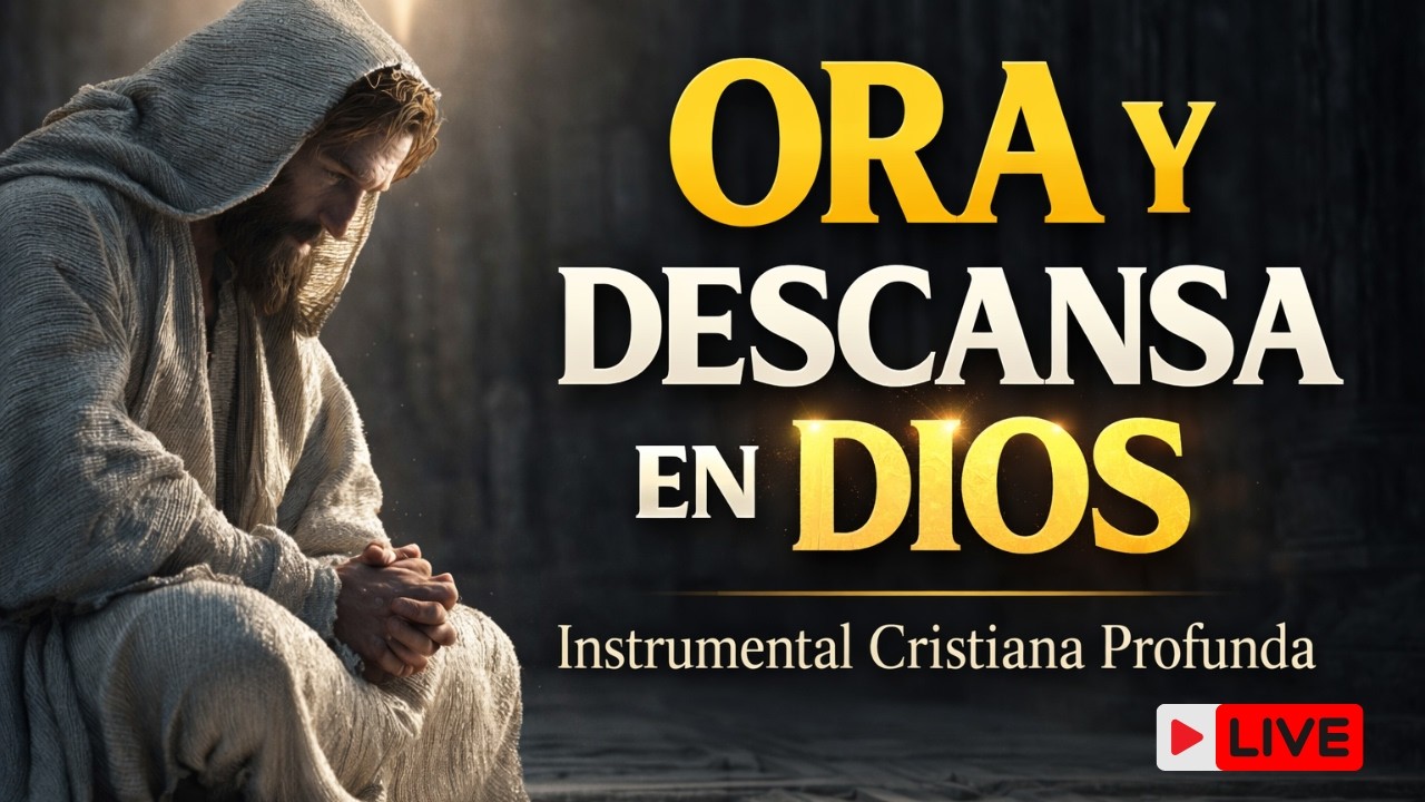 🔴 EN VIVO – ORA Y DESCANSA EN DIOS | Música Instrumental Cristiana para Orar y Dormir en Paz