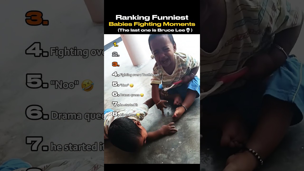 Ranking Funniest Babies Fighting Moments