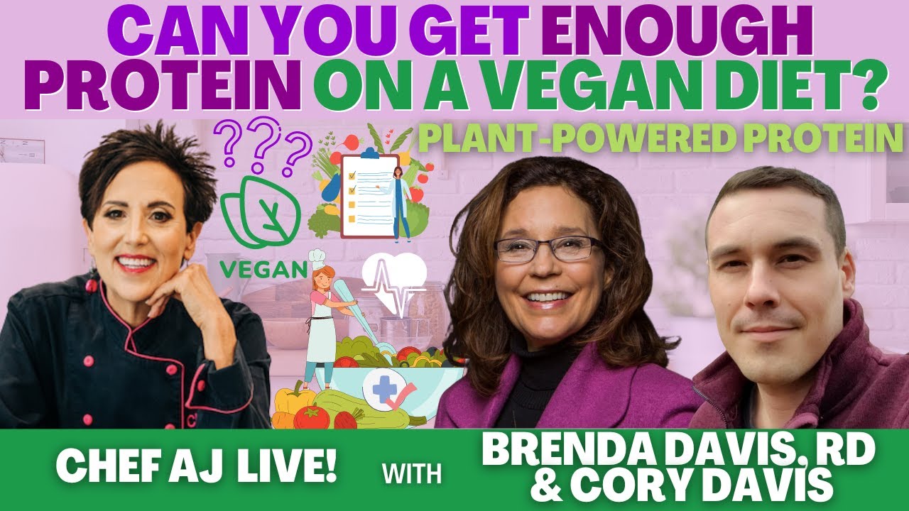 Can You Get Enough Protein on a Vegan Diet?  Plant-Powered Protein with Brenda Davis RD & Cory Davis
