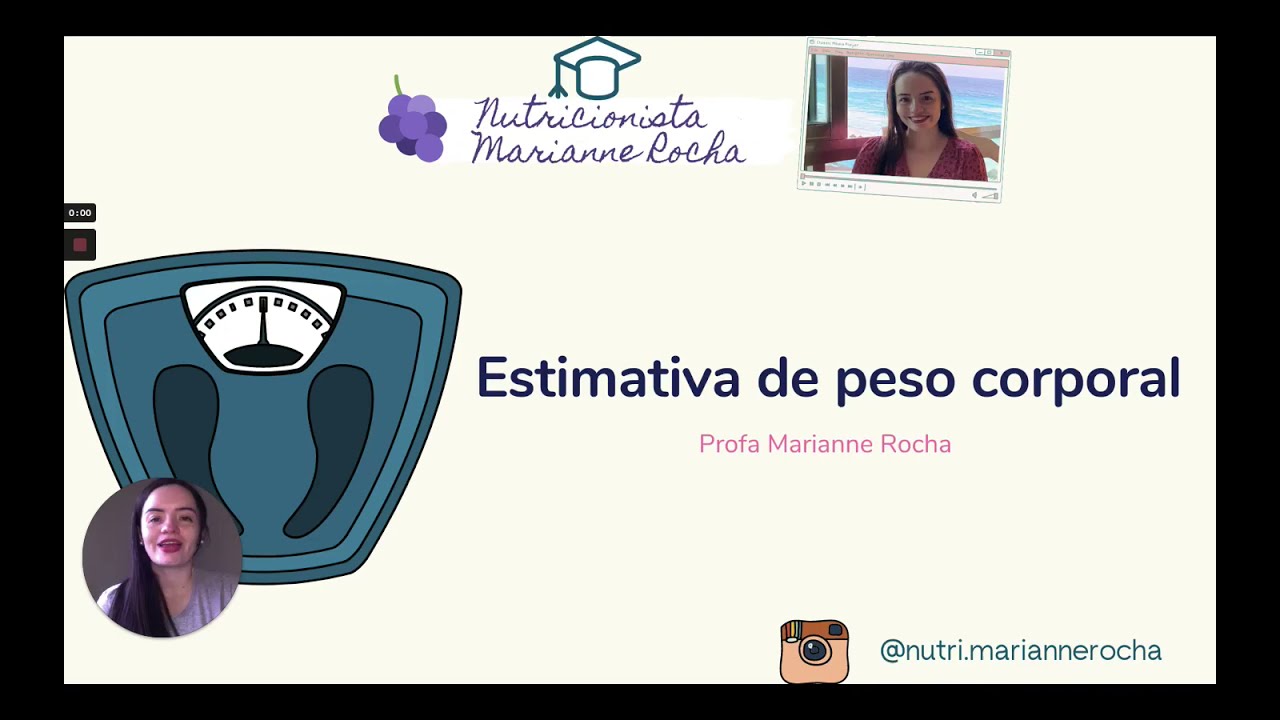 ESTIMATIVA DE PESO CORPORAL | EQUAÇÃO DE CHUMLEA | AVALIAÇÃO NUTRICIONAL