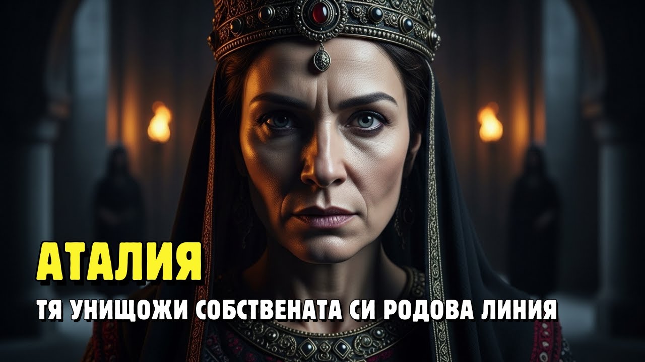 Тъмната история на Аталия: Царицата, която уби собствените си внуци | Библейска история