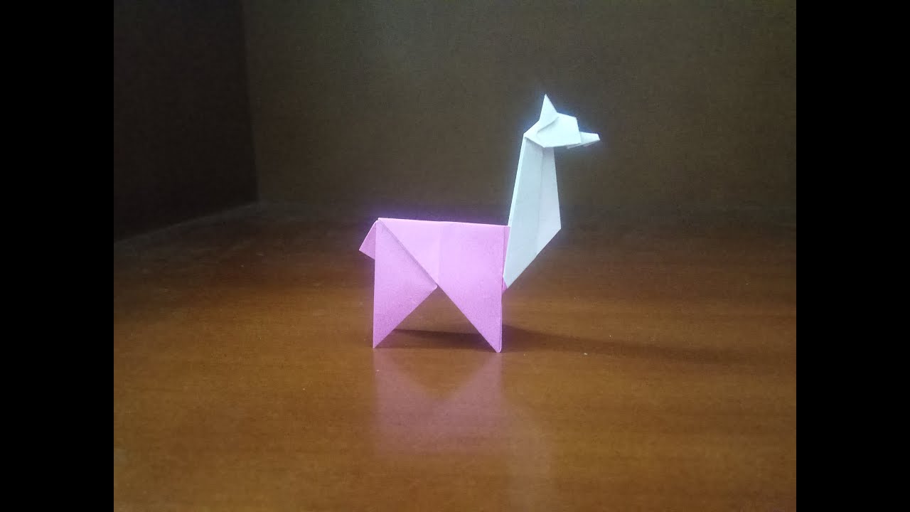 How To Make An Origami Llama Easy