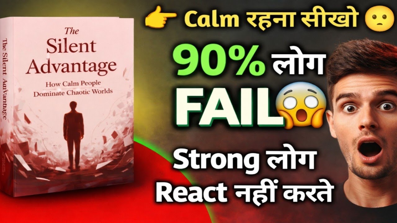 90% लोग Fail क्यों होते हैं? | Calm Mind की असली ताकत 😶 || Audio book summary in Hindi 