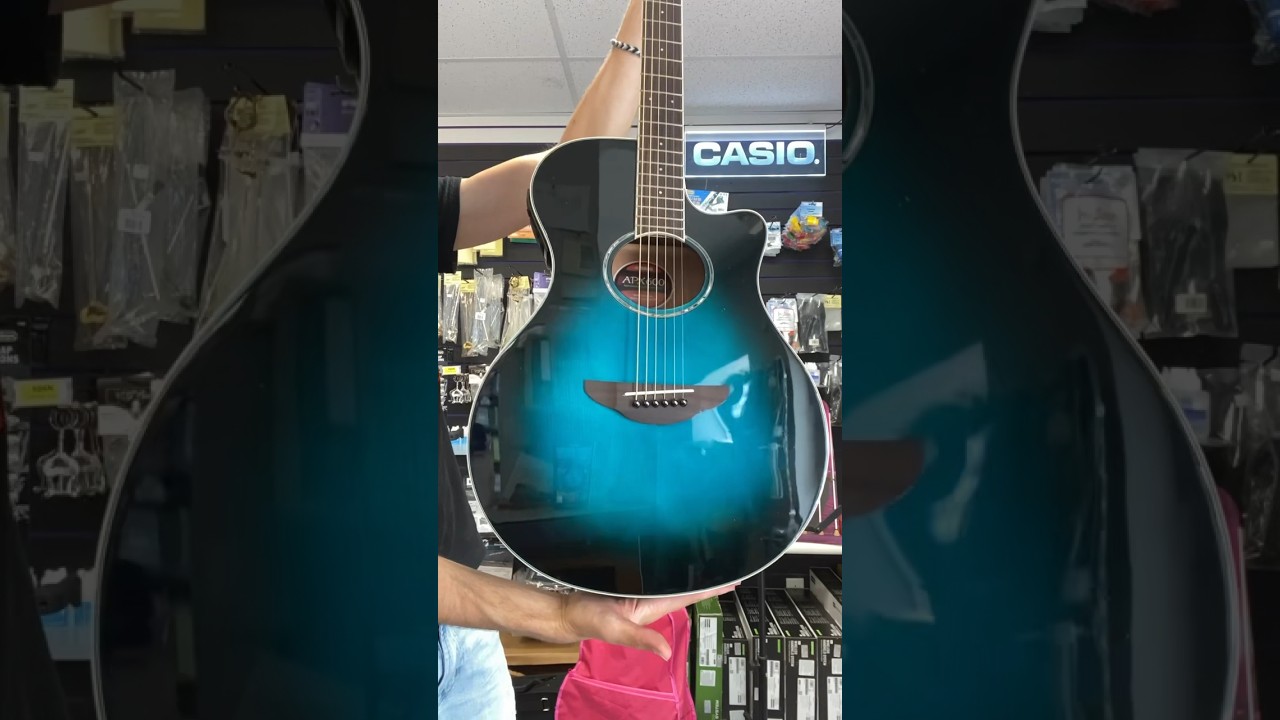 These Yamaha APX600 guitars are so comfortable to play! #unboxing #guitar #acousticguitar #guitars