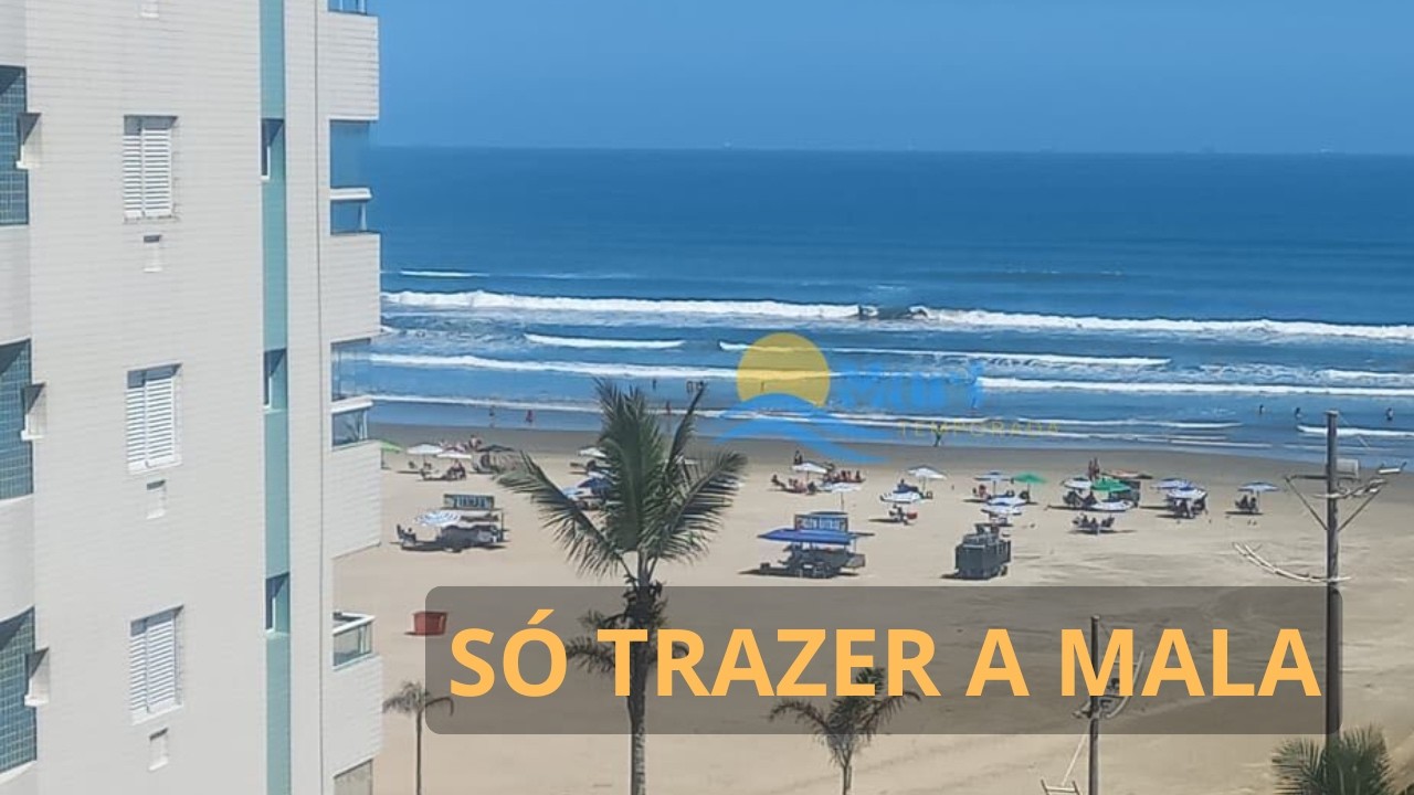 VISTA MAR DEFINITIVA: Apartamento na GUILHERMINA (Praia Grande) - Fica Tudo!