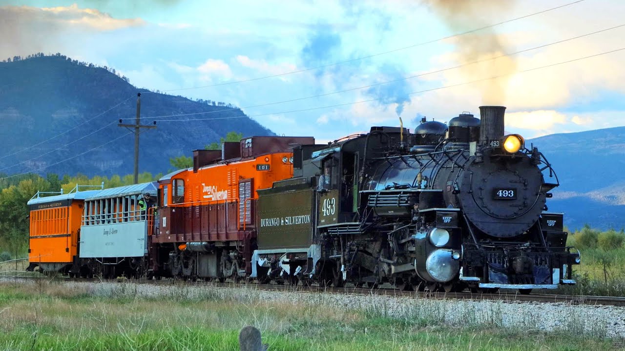 Durango & Silverton 493: Homeward Bound to Durango (BCP Vignette)(4K)