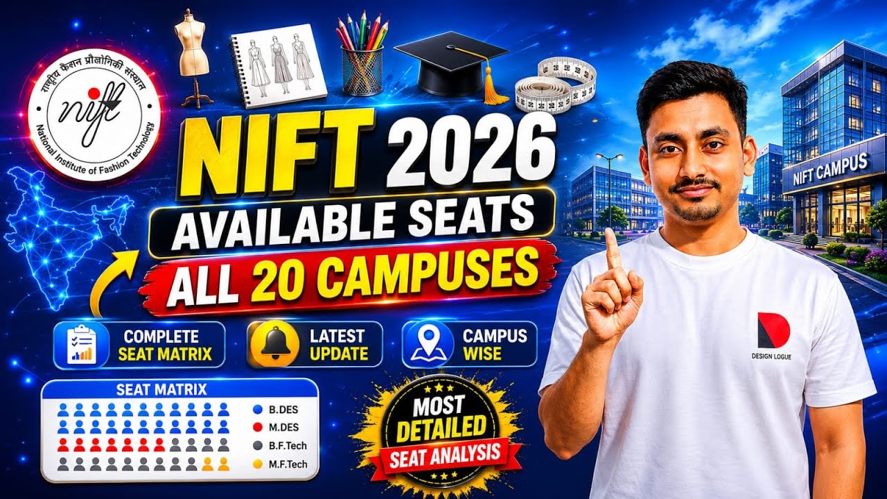 NIFT 2026 Available Seats | Complete Seat Matrix Analysis | All 20 NIFT Campuses